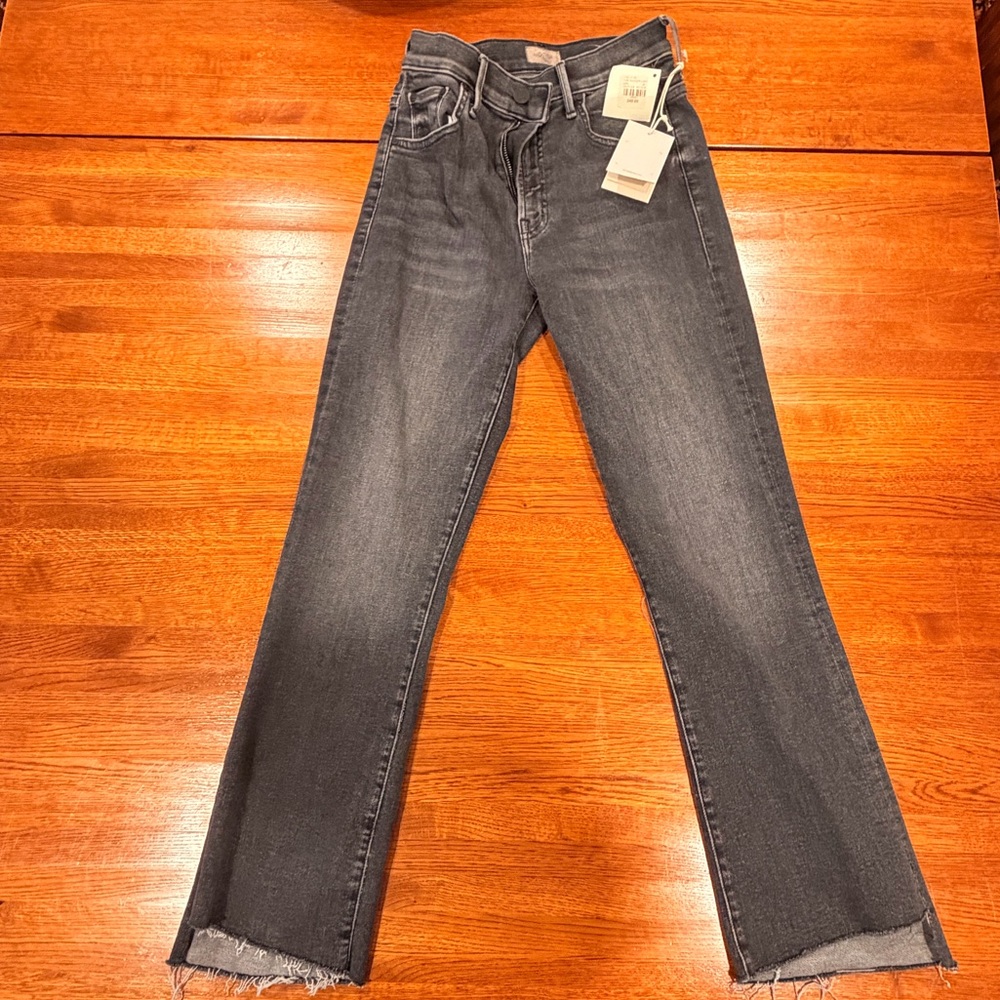 MOTHER Gray Straight Leg Women's Jeans